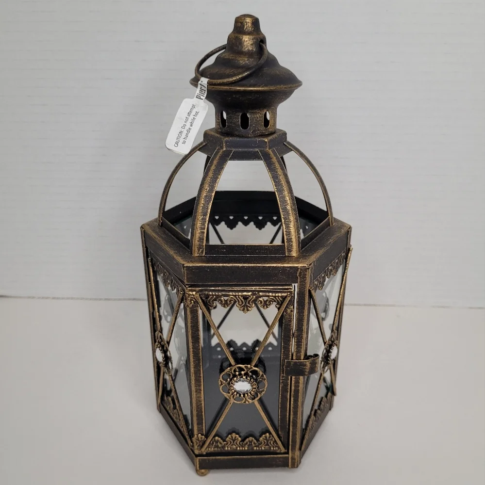 Pier 1 Victorian Style Candle Lantern Candleholder NWT